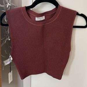 Aritzia sculpt knit muscle tank new with tags, sold out color